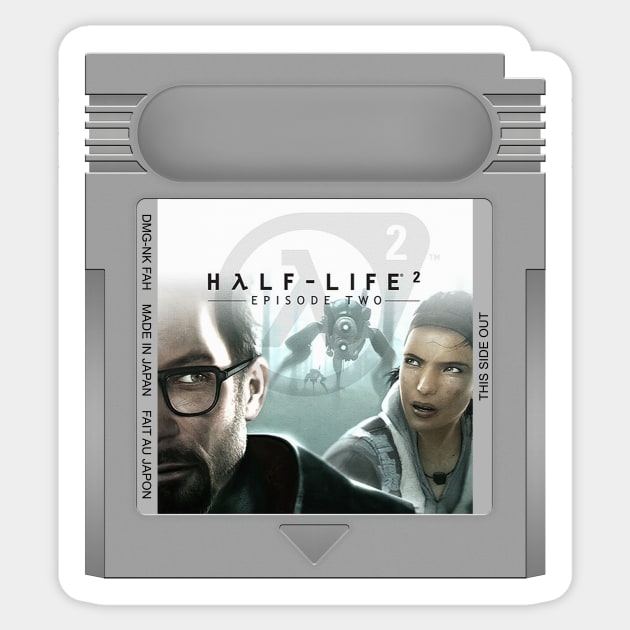 Half-Life 2 Game Cartridge 2 Sticker by PopCarts